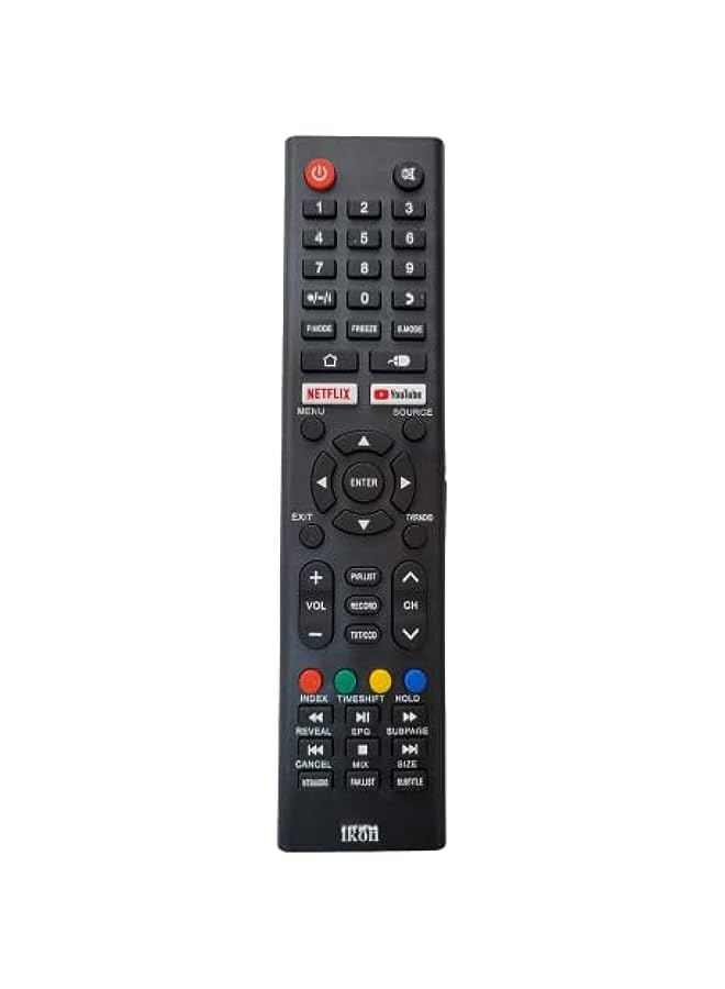 Raxoom Replacement Remote Control Suitable for Ikon Smart TV with Netflix and Youtube Button - Image 1