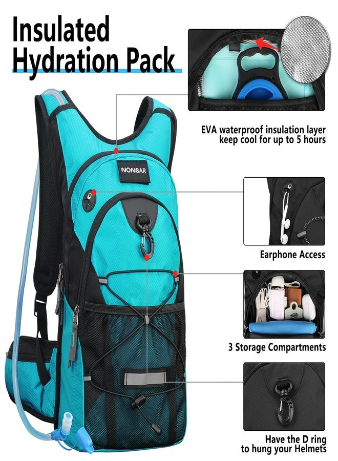 NONSAR Store NONSAR Hydration Backpack, Hiking Backpack with 3L Water Bladder, Insulated Water Backpack for Women, Men, Kids, Keep Liquids Cool Up to 5 Hours, Daypack for Hiking, Running, Climbing, Cycling - Image 1