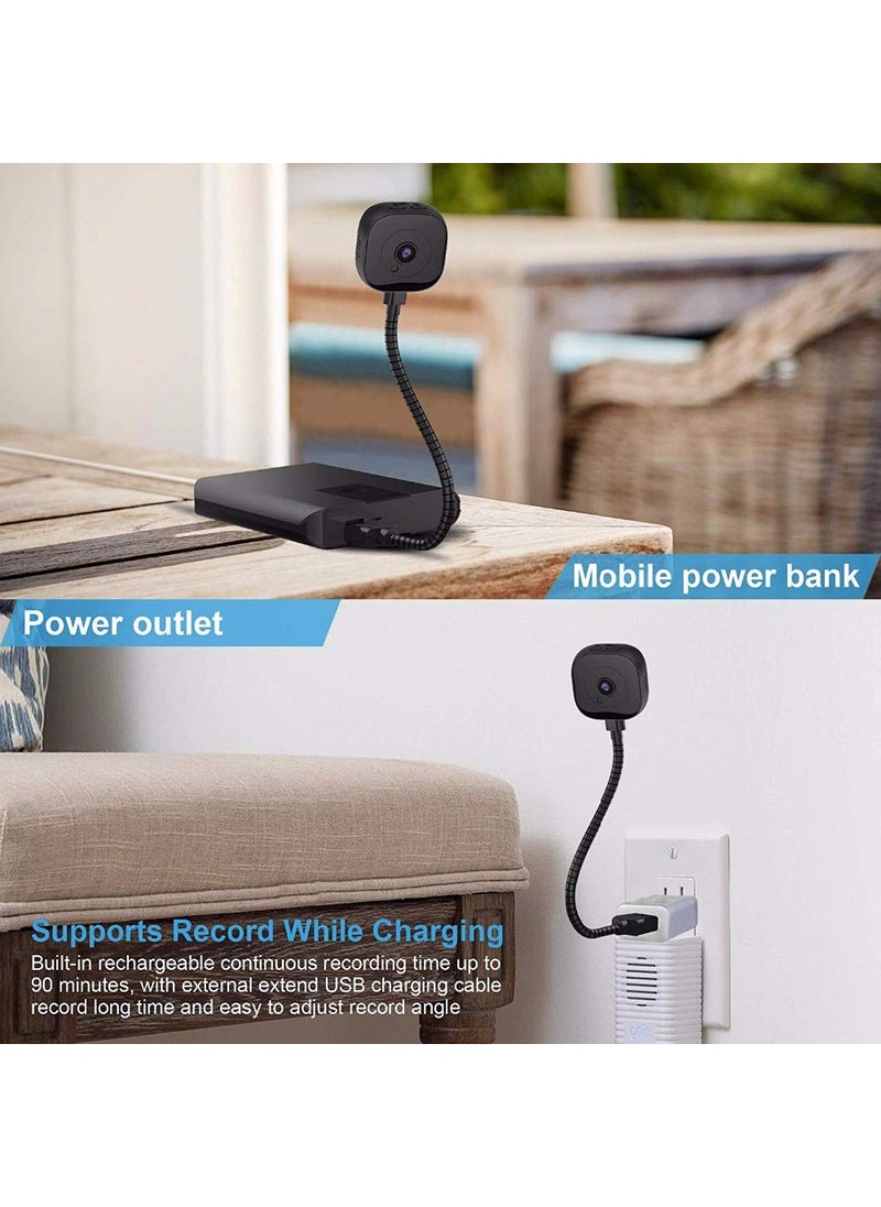 TECHNOVIEW TECHNOVIEW WiFi Camera 1080p HD Wireless Watch Live View Video and Audio Hd Recording Motion Detection Indoor Security Camera Support Upto 64GB SD Card App V380 Pro VRA8  - Image 4
