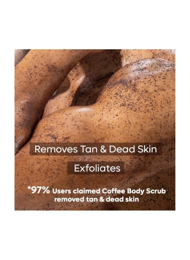 إم كافيين جموعة مقشر الوجه والجسم بالقهوة من الكافيين لإزالة السمرة | مقشر الديتان المقشر للبشرة الناعمة والناعمة | - Image 2