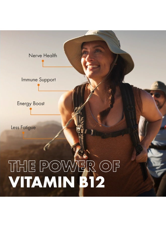 INCITE Vitamin B12 (1000mcg) reduces fatigue, boosts energy metabolism, and supports vitality. for a 12+ month supply. Made in the UK with high-quality ingredients ,400 tablets - Image 3