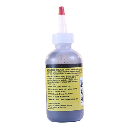 AGS RUST SOLUTIONS AGS Company MR. ZIP Extra Fine Dry Graphite Lubricants Bottle 2oz., Advanced Dry Film Lubricant, Robust Home Improvement Aid, Diminish Friction and Midigate Wear - Image 2