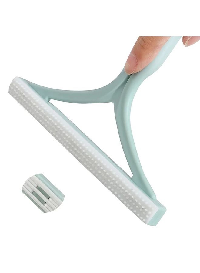 Light Green Lint Remover Handheld Pet Hair Brush For Carpets Coats Sweaters - Image 2