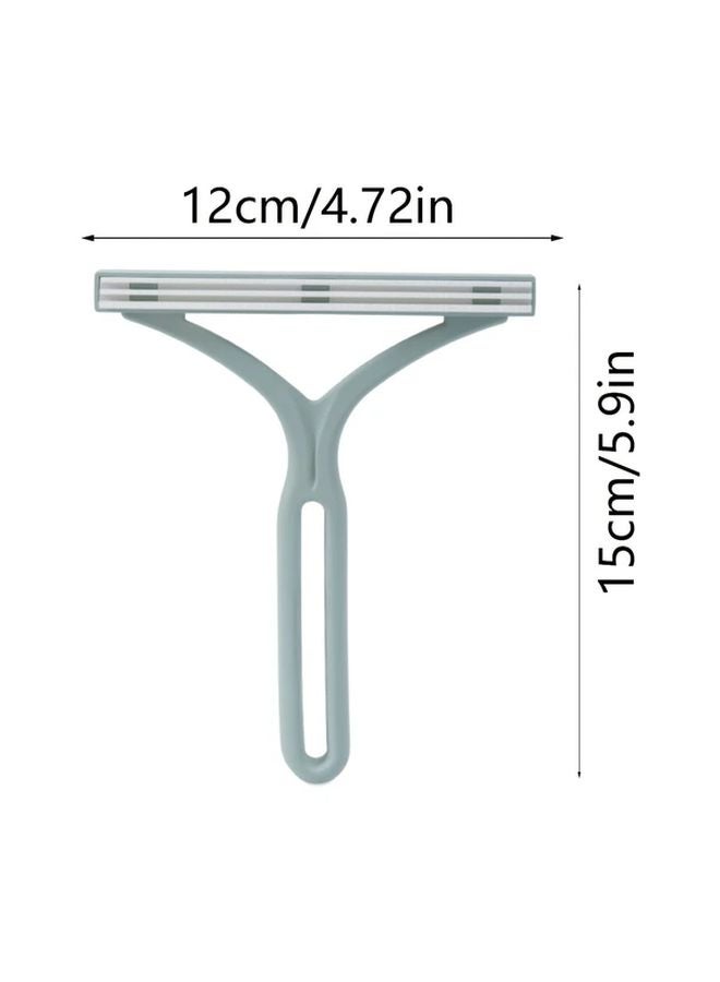 Light Green Lint Remover Handheld Pet Hair Brush For Carpets Coats Sweaters - Image 3