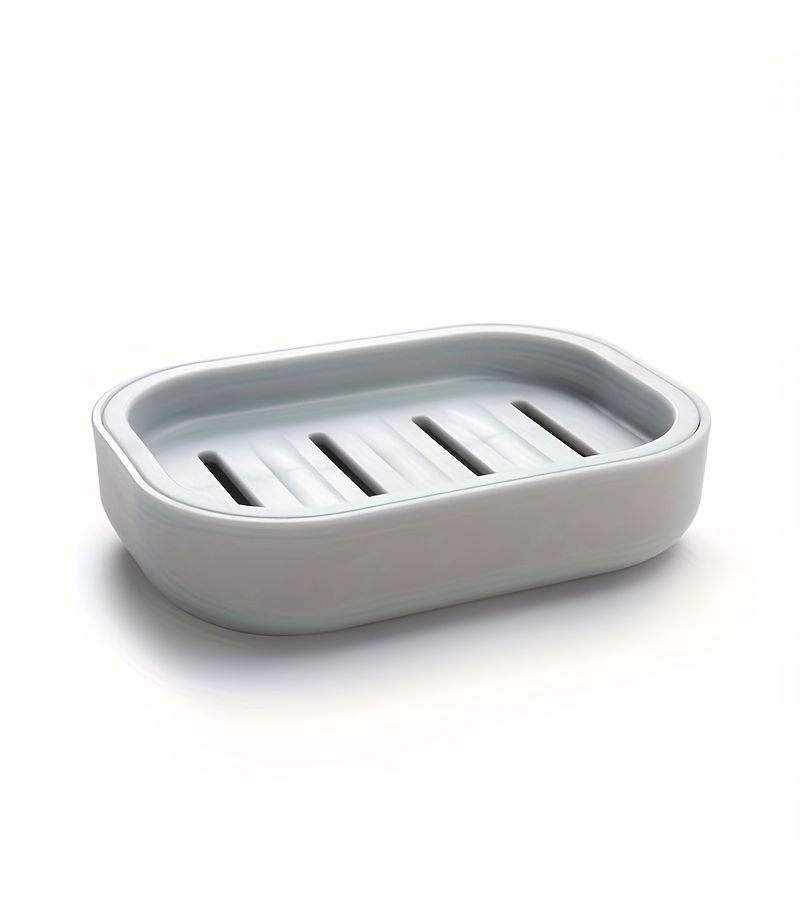 Blue Soap Dish With Automatic Drainage Easy Clean For Bathroom And Kitchen - Image 5