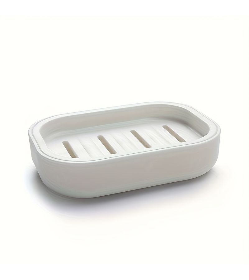 Blue Soap Dish With Automatic Drainage Easy Clean For Bathroom And Kitchen - Image 2