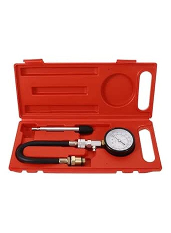 Cylinder Compression Tester Kit 3pcs Engine Pressure Gauge Automotive Tool - Image 1