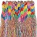 Henoyso 200 Pieces Friendship Bracelets Bulk Handmade Braided String Colorful Braid Friendship Cords Strand Bracelet Party Supply Favors for Birthday GiftsClassic Style - Image 3