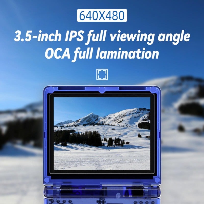 Handheld Game Console 3.5 Inch IPS Display: Vibrant 640x480 Visuals - Smooth Quad Core CPU & Mali G31 GPU Performance Linux OS Console for Immersive On-the-Go Gaming - Image 4