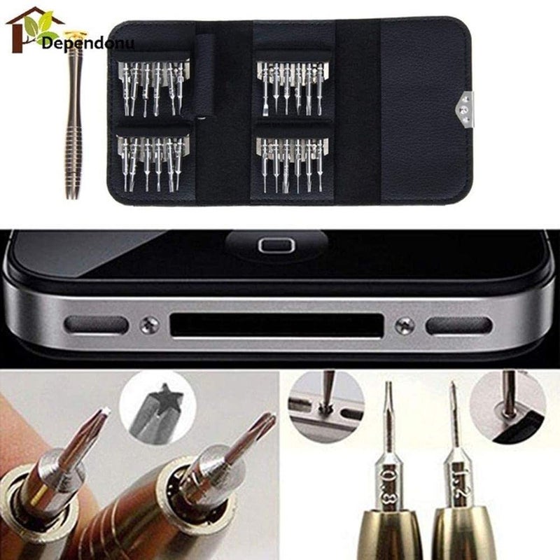DIY Crafts Diy Crafts CTDIYHI47365 Repair Tool Kit Torx Cell Phone Laptop Mini Electronic Opening for Pc Camera Watch Tablet Portable Wallet Repairing 2 Silver  - Image 3