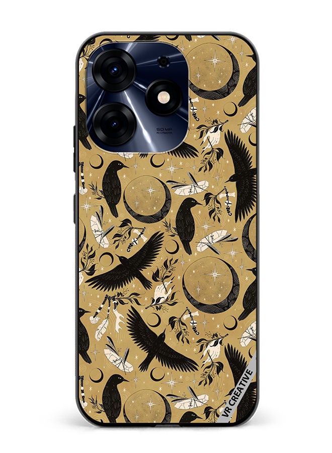 VR CREATIVE Protective Case Cover For Tecno Spark 10 Pro Bird Catcher Design Multicolour - Image 1