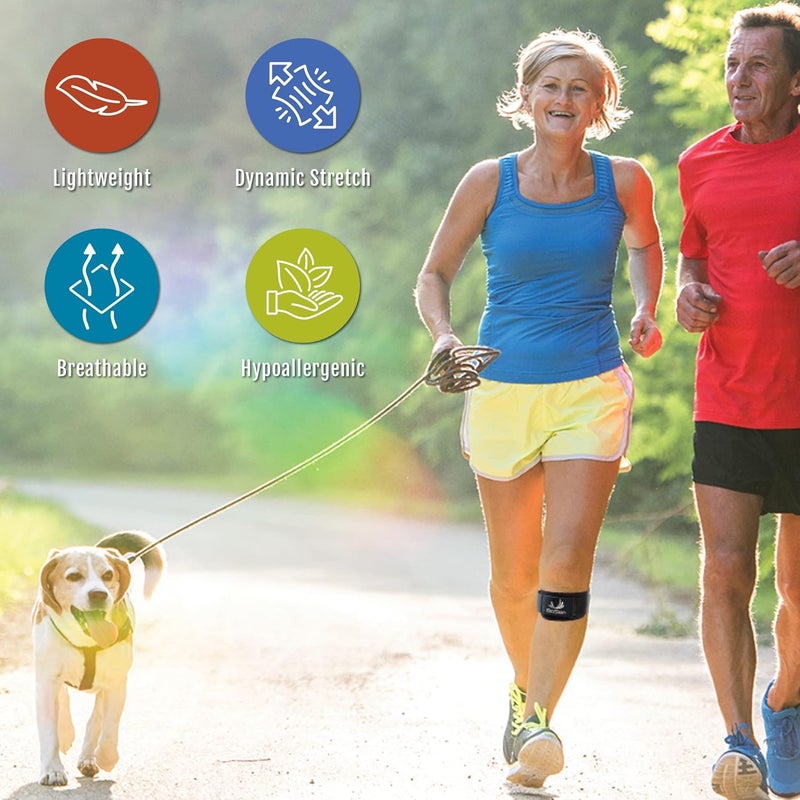 BioSkin Adjustable Hypoallergenic Knee Strap with Gel Cushion for Patella Tendonitis and Pain Relief - Q Baby (XS-M) - Image 5