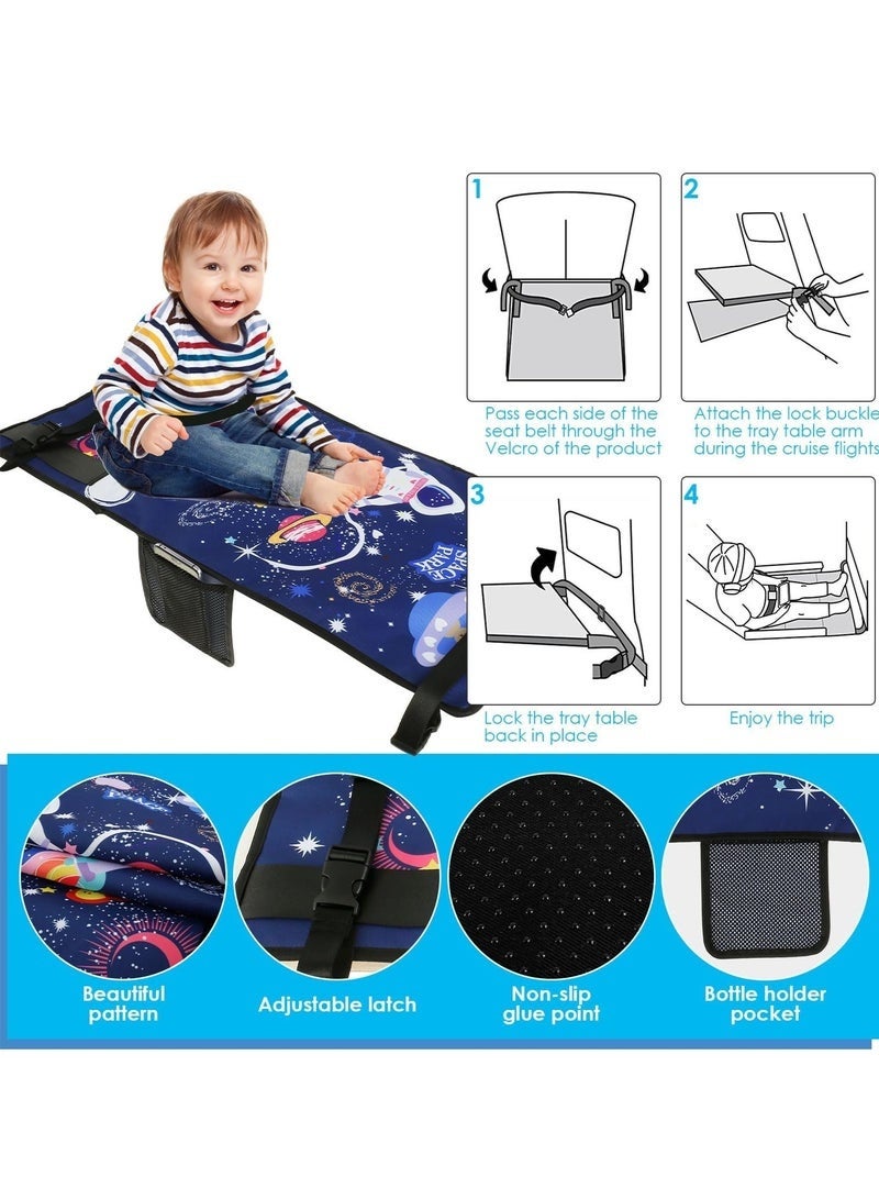 DIOTTI Portable Toddler Airplane Seat Extender, Travel Bed for Kids, Airplane Travel Essentials for Comfortable Flying, Lightweight, Compact Travel Bed (30×23cm) - Image 5