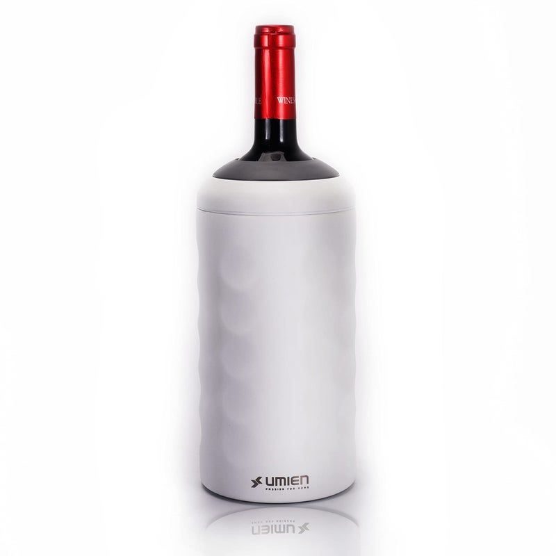 Premium Wine Chiller  Wine Bottle Chiller Double Walled Vacuum Insulated Wine Cooler for Most 750mL Champagne and Wine Bottles