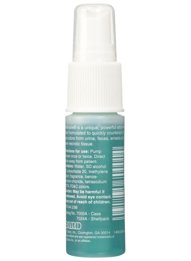 Bard Medi-aire Biological Odor Eliminator - 1 oz Spray Bottle, Green  - Image 3