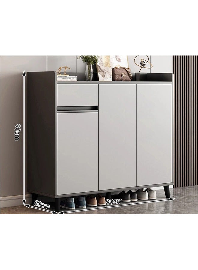 keke Luxury Multifunctional Entryway Shoe Cabinet & Drawer Storage 90 CM - Image 2