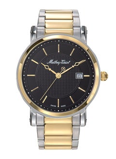 Mathey-Tissot City Metal Black Dial Men's Watch HB611251MBN Analog Display Stainless Steel Strap  - Image 1