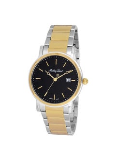 Mathey-Tissot City Metal Black Dial Men's Watch HB611251MBN Analog Display Stainless Steel Strap  - Image 3