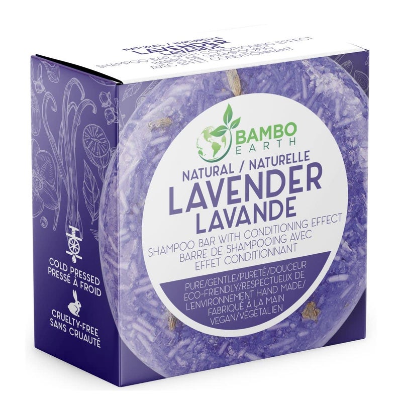 Solid Shampoo Bar And Conditioner Effect Hair Soap  100 Organic Shampoo Bars For Hair With All Natural Plant Based Essential Oils And Zero Waste Biodegradable Packaging Lavender