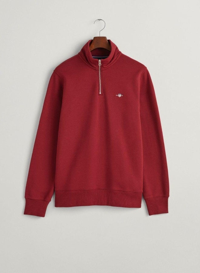Gant Shield Half-Zip Sweatshirt