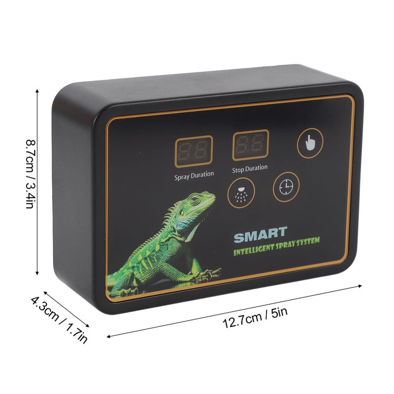 Automatic Reptile Mister System With Timer 360 Adjustable Nozzles Quiet Touch Control DC 5V - Image 5