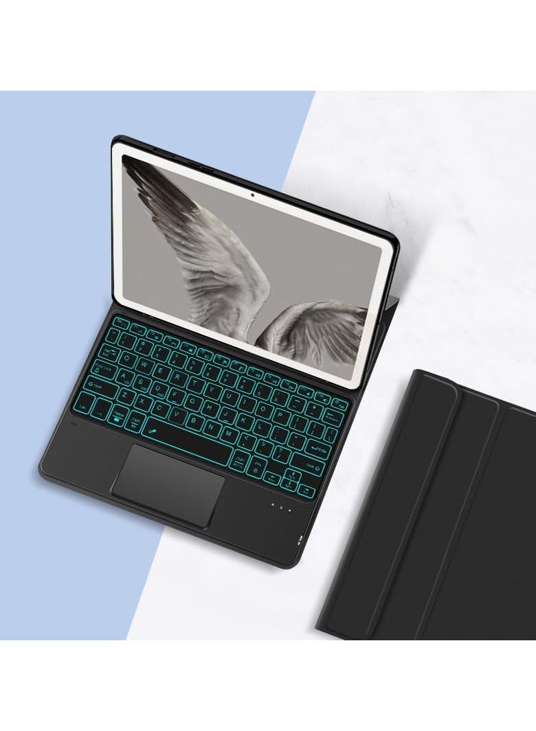 Detachable Touchpad Keyboard Case Compatible with Google Pixel Tablet 11 inch 2023,Backlight, Flip Stand Case for Pixel Tablet 11'' - Image 3