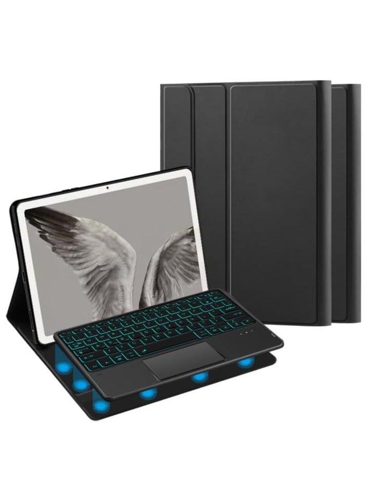 Detachable Touchpad Keyboard Case Compatible with Google Pixel Tablet 11 inch 2023,Backlight, Flip Stand Case for Pixel Tablet 11'' - Image 1