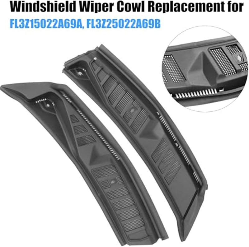 Wivplex Windshield Wiper Cowl Cover for Ford F-150 (2015-2020) - Image 3