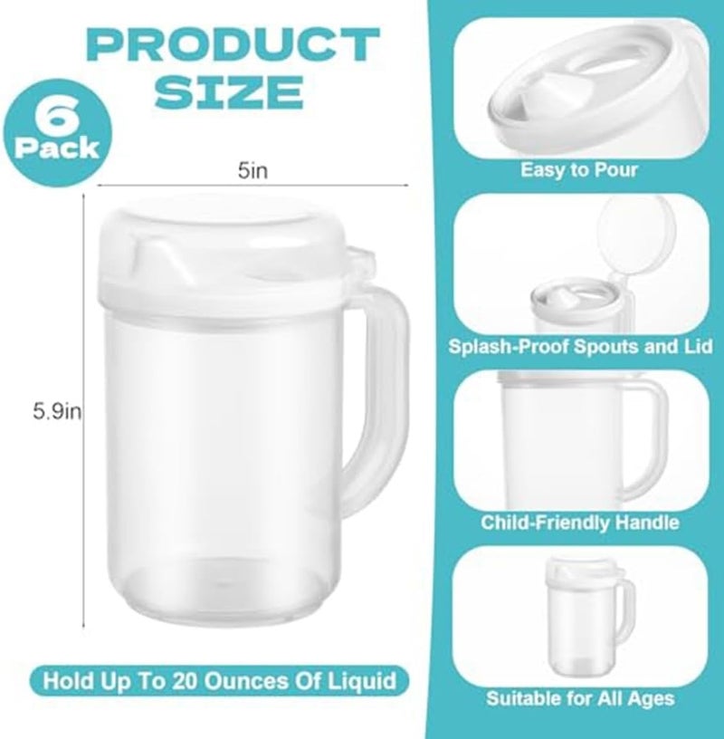 Mini Pouring Pitcher: White Child-sized Design - Montessori Learning Tool for Kids Pouring Practice, Daycare And Home Education Use - Image 4
