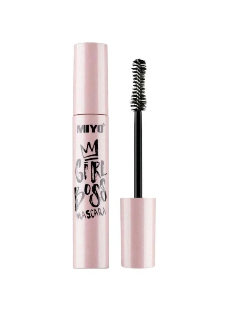 ماسكارا جيرل بوس لتكثيف وتطويل الرموش  من ميو  اسود | 10 مل