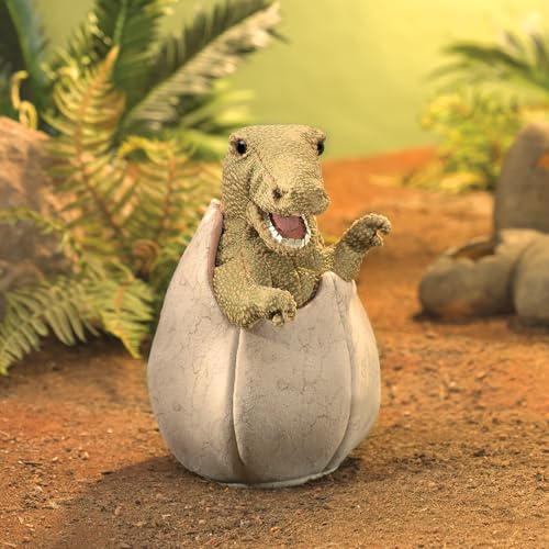 Folkmanis 3134 Dinosaur Egg Hand Puppet One Size Green Tan Brown - Image 5