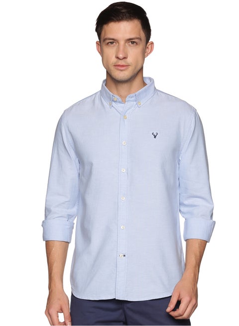 Men's Button Down Shirt | Casual Slim Fit Shirt | Long Sleeve Oxford Shirts For Men | Smart Fit Cuff