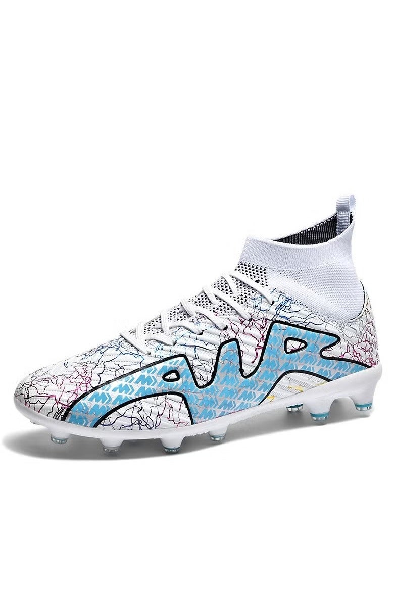 WHITE GAINS Men's Football Shoes Hard Ground Football Shoes Outdoor and Indoor Professional Youth Boys' Football Shoes Men's and Women's Football Shoes - Image 1