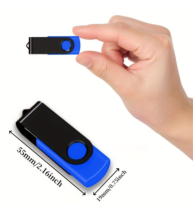 10 عصا ذاكرة USB 2.0 ملونة بسعة 128 ميجابايت عالية السرعة دوارة لأجهزة الكمبيوتر المكتبية والمحمولة، هدية تجارية - Image 3