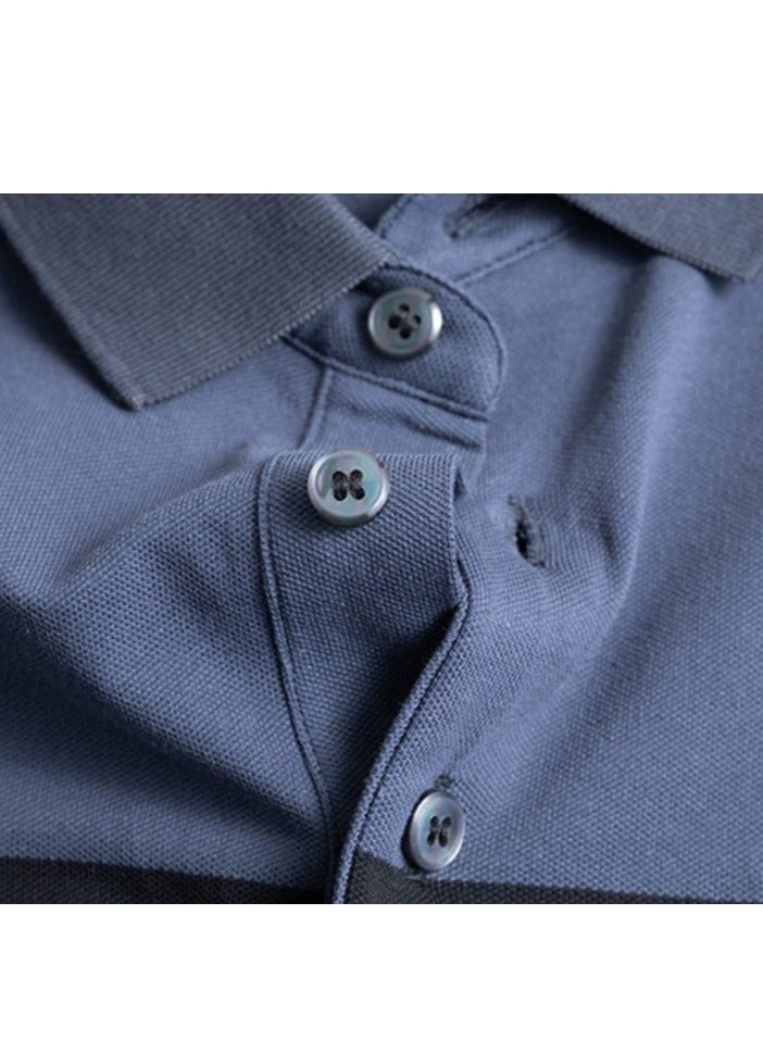 Jeep Striped Slim Fit Lapel Fashion POLO Shirt - Image 3