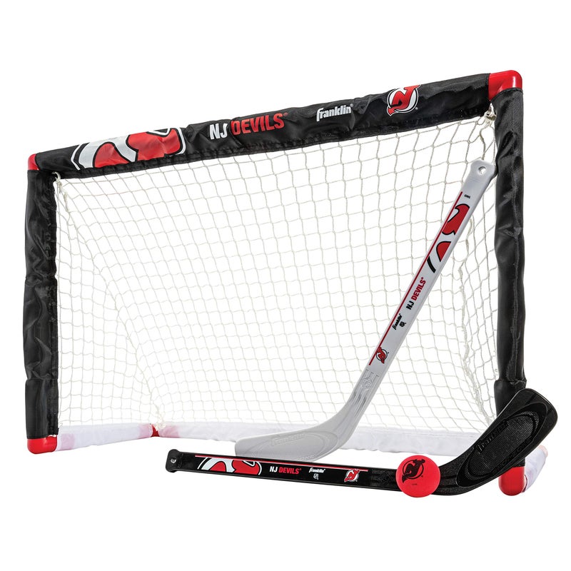 Franklin Sports NHL New Jersey Devils Mini Hockey Set - Image 2