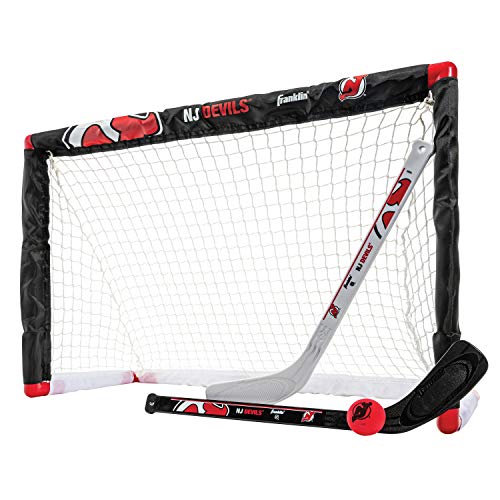 Franklin Sports NHL New Jersey Devils Mini Hockey Set - Image 1