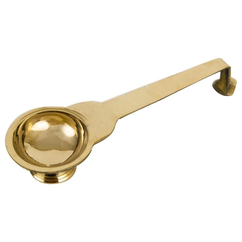 Spillbox Kapoor Karpoor Diya Deepam Deepa Burner Brass Karpuram Arati Aarti Arthi Arti Arathi Aarathi Stand for Dhoop Puja Office Decoration LedalKarpoorStand - Image 1