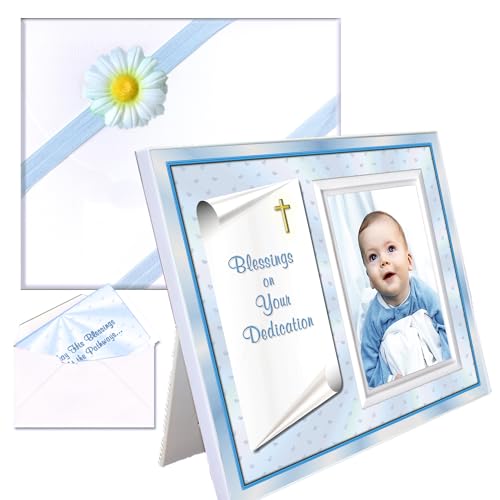 Expressly Yours! Photo Expressions Expressly Yours Photo Expressions Baby Blessing Dedication Picture Frame Gift Blessings on Your Dedication  Boy