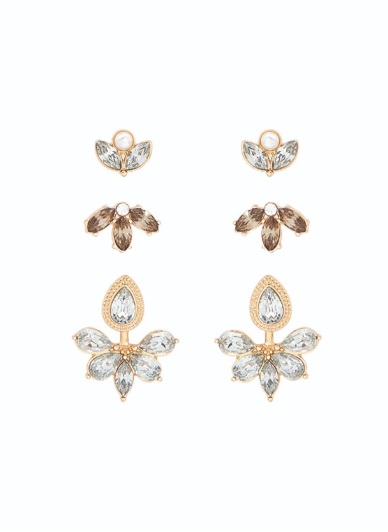 AMICA Mix & Match Set of 6 Clip on Earrings  - Image 2