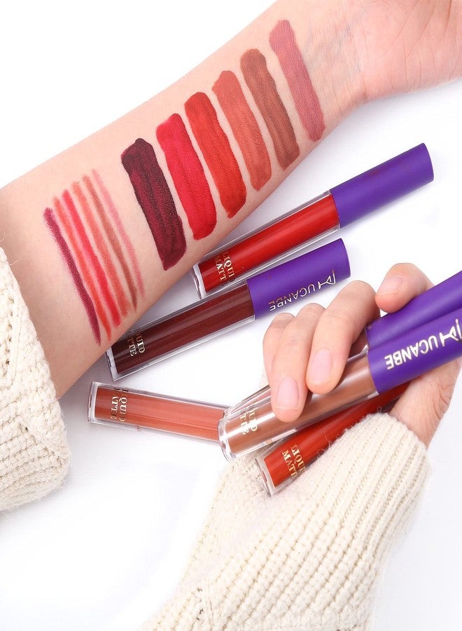 THR3E STROKES LAYDY’S NIGHT MATTE LIP COLOR SET OF 6+6+1.[Lip primer] [Lip liner][Matte lip gloss] [Birthday Set/Gift Box] - Image 5