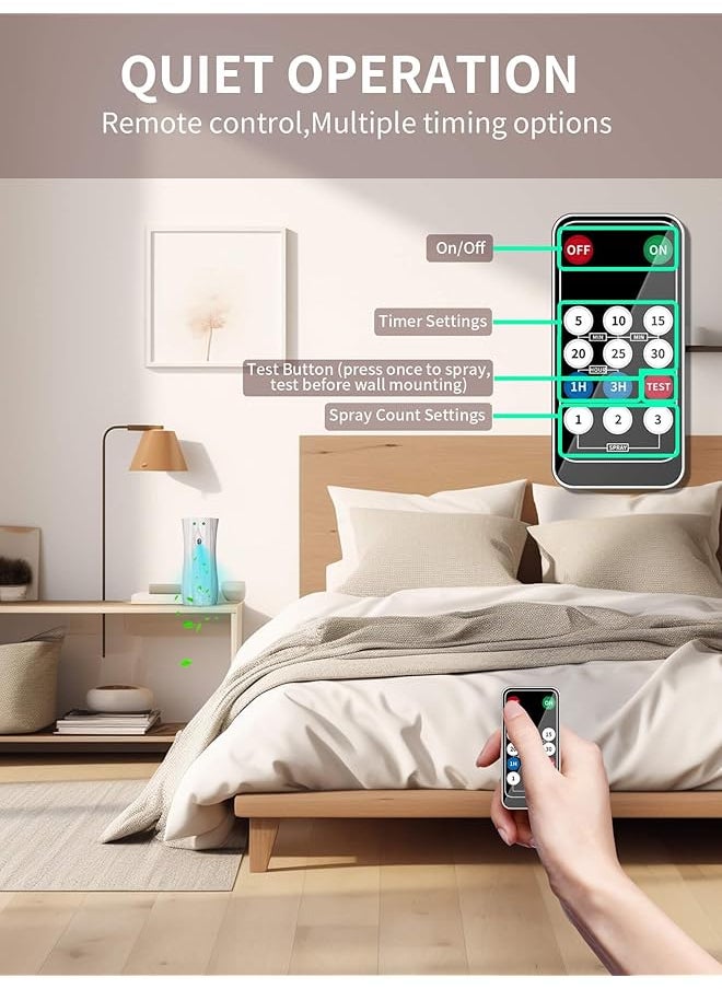 Automatic Air Freshener Spray Dispenser Air Freshener Spray Automatic With Remote Control And A Longer Lasting Automatic Spray Air Freshener Time Interval Settings Automatic Air Fresheners For Home