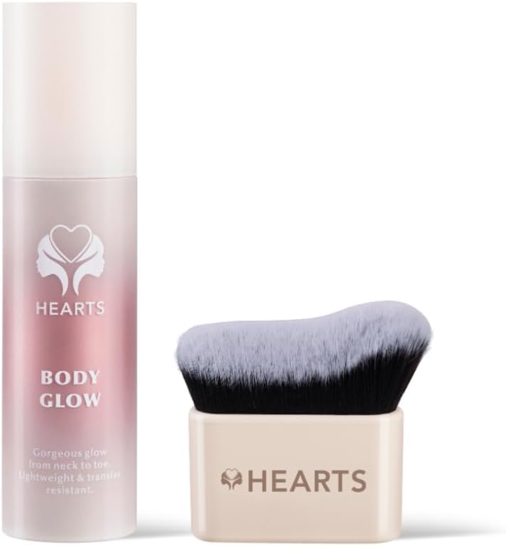 Hearts زيت توهج الجسم من هارتس - 001 وردي - Image 4