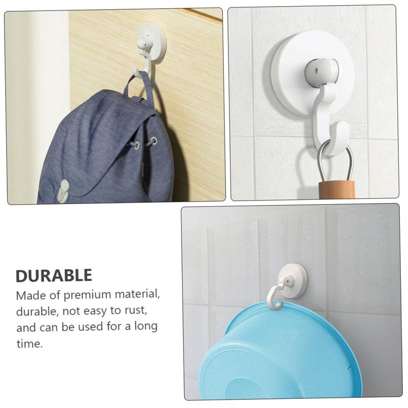 Strong Adhesive Punch Hooks 3 Pack Multipurpose Bathroom Kitchen Hanging Towels Coats Utensils - Image 3