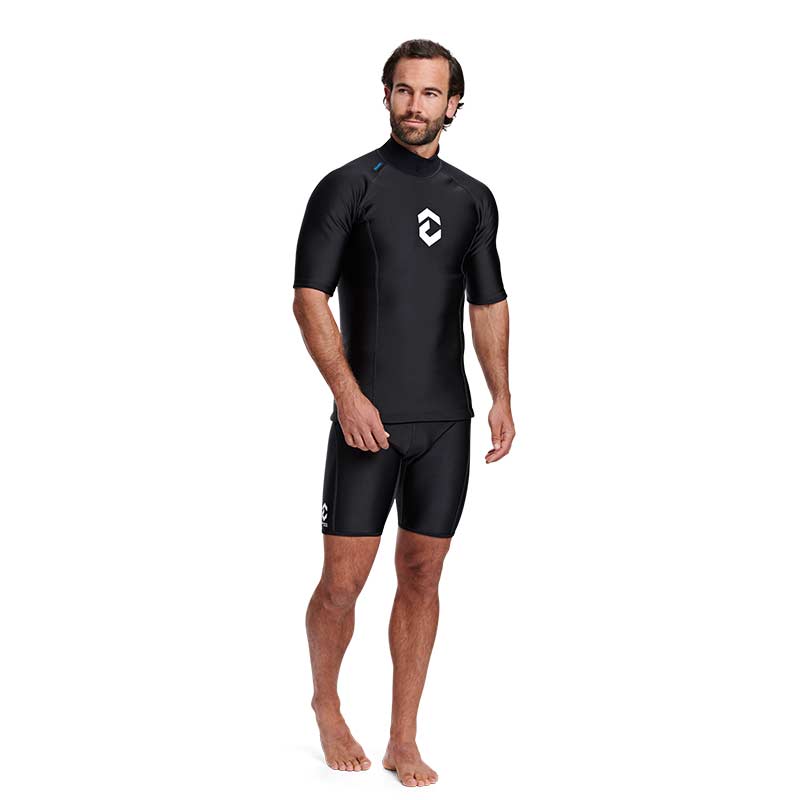 Dynaskin Shirt Short Sleeve Men Dy-21 Black - S