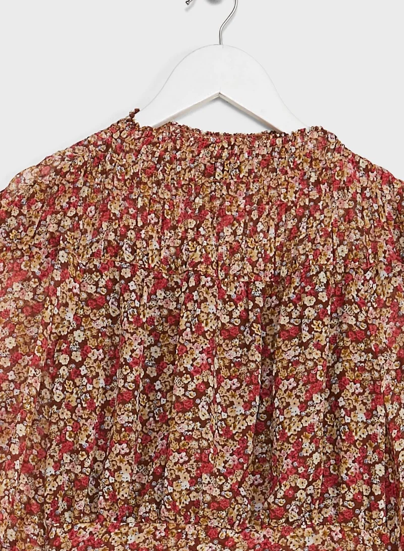 Bardot Junior Kids Grace Shirred Top