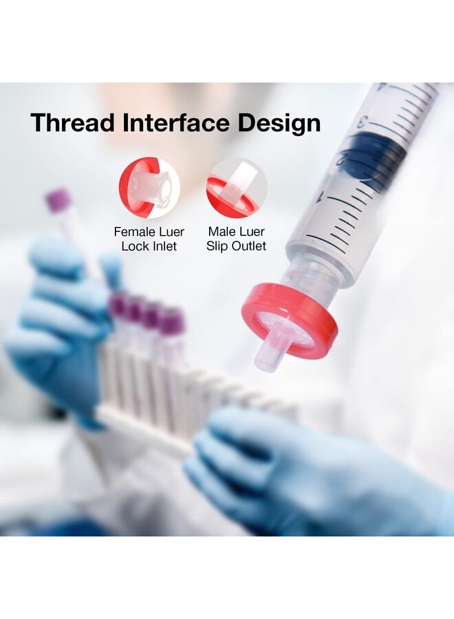 Syringe percolator  100 PCS Hydrophobic Membrane, Needle percolator, Non-Sterile, High Throughput Lab percolator - Image 5