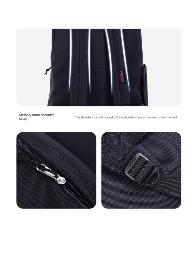 JANSPORT حقيبة ظهر سوبر بريك الصلبة باللون الأسود - Image 2