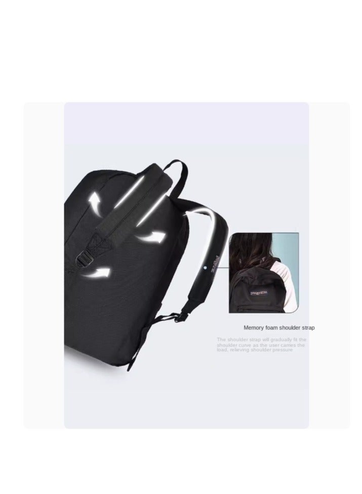 JANSPORT حقيبة ظهر سوبر بريك الصلبة باللون الأسود - Image 4