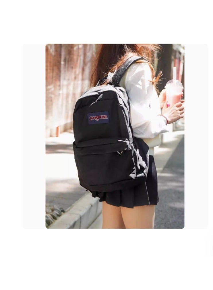 JANSPORT حقيبة ظهر سوبر بريك الصلبة باللون الأسود - Image 5